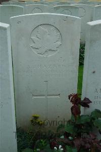 Canada Cemetery Tilloy Les Cambrai - Hazard, A J